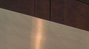 Falcon Crest Apartments and Townhomes Model Kitchen Espresso Wood Cabinetry