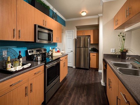 Gourmet Kitchen at ALARA Links at Westridge Apartment Homes, Valencia, CA