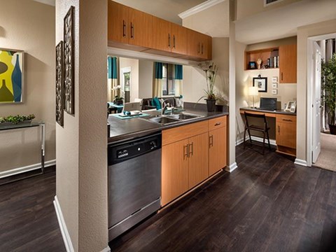 Spacious Kitchen at ALARA Links at Westridge Apartment Homes, Valencia, 91381