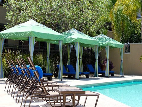 Outdoor Cabanas at ALARA Links at Westridge Apartment Homes, 25330 Silver Aspen Way