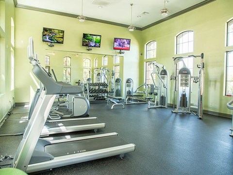 State-of-the-art fitness center at ALARA Links at Westridge Apartment Homes, Valencia, CA
