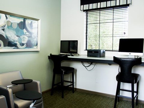 The Internet Café with Wi-Fi Hotspot at ALARA Links at Westridge Apartment Homes, Valencia, 91381