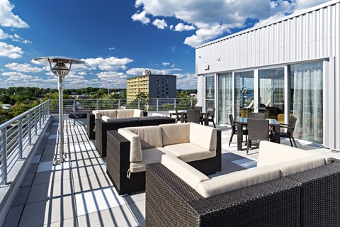 Rooftop Lounge at West Side Lofts, Red Bank NJ 07701