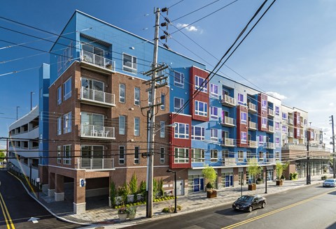 Private Balconies and patios at West Side Lofts, Red Bank NJ 07701