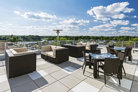 Rooftop Lounge at West Side Lofts, Red Bank NJ 07701