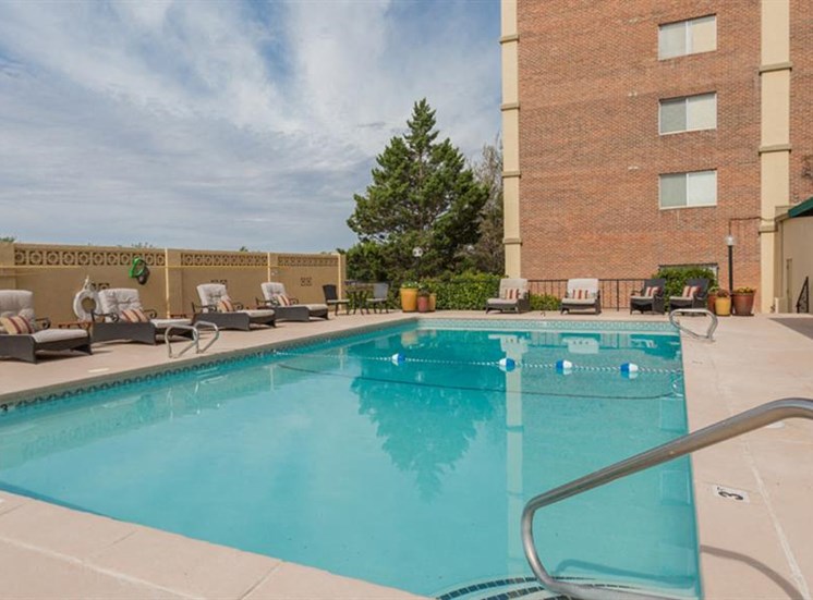 Resort-Style Pool at The Towers Apartments, 5404 Montgomery Boulevard NE, NM