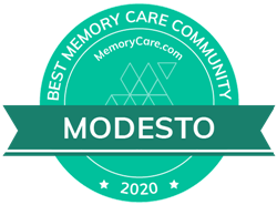 Pacifica Senior Living Modesto is a MemoryCare.com Best Memory Care Community winner for 2020!