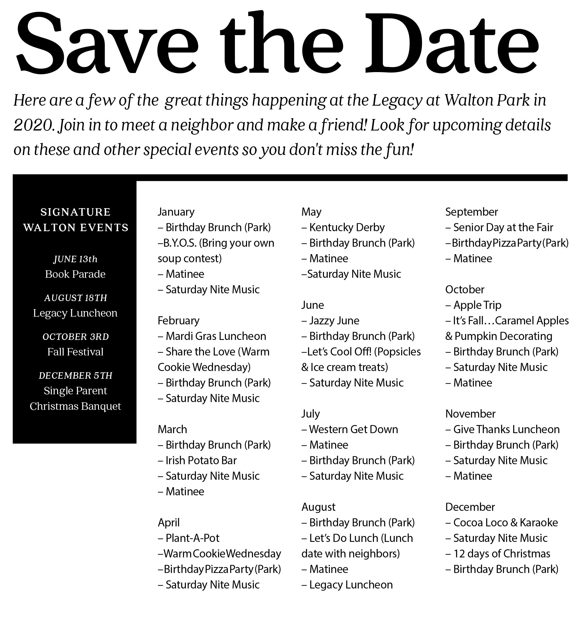 Community Events
