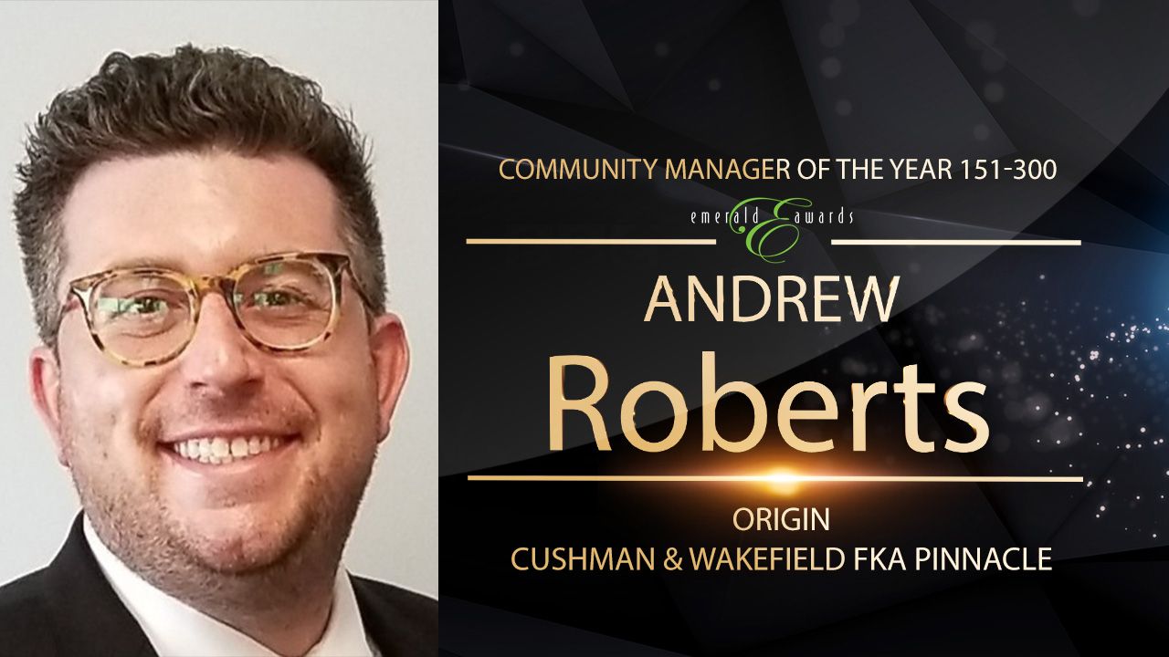 Community Manager of the Year 151-300 Units: Andrew Roberts