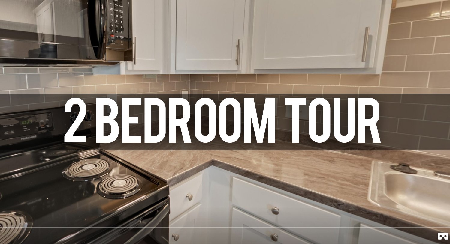 2 bedroom virtual tour Glenwood Apartments near Michigan State University