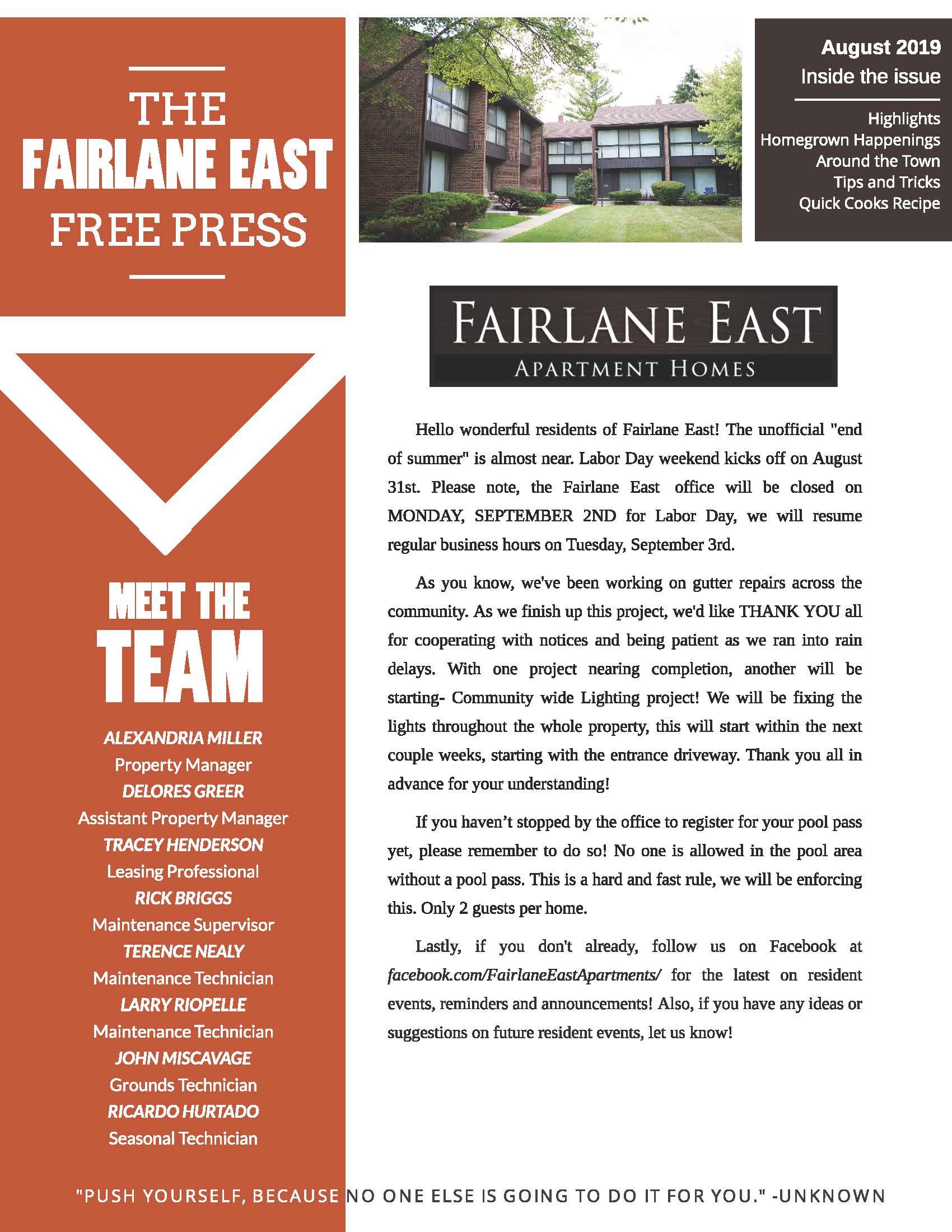 Fairlane East Apartments In Dearborn Mi