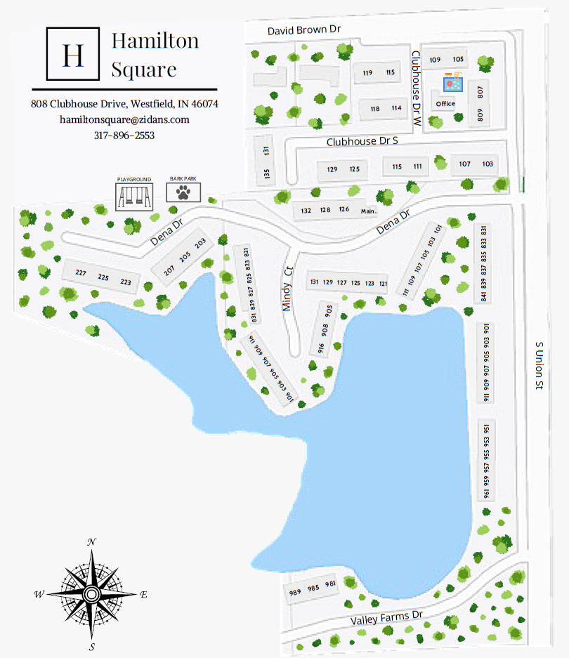 Hamilton Square Property Map