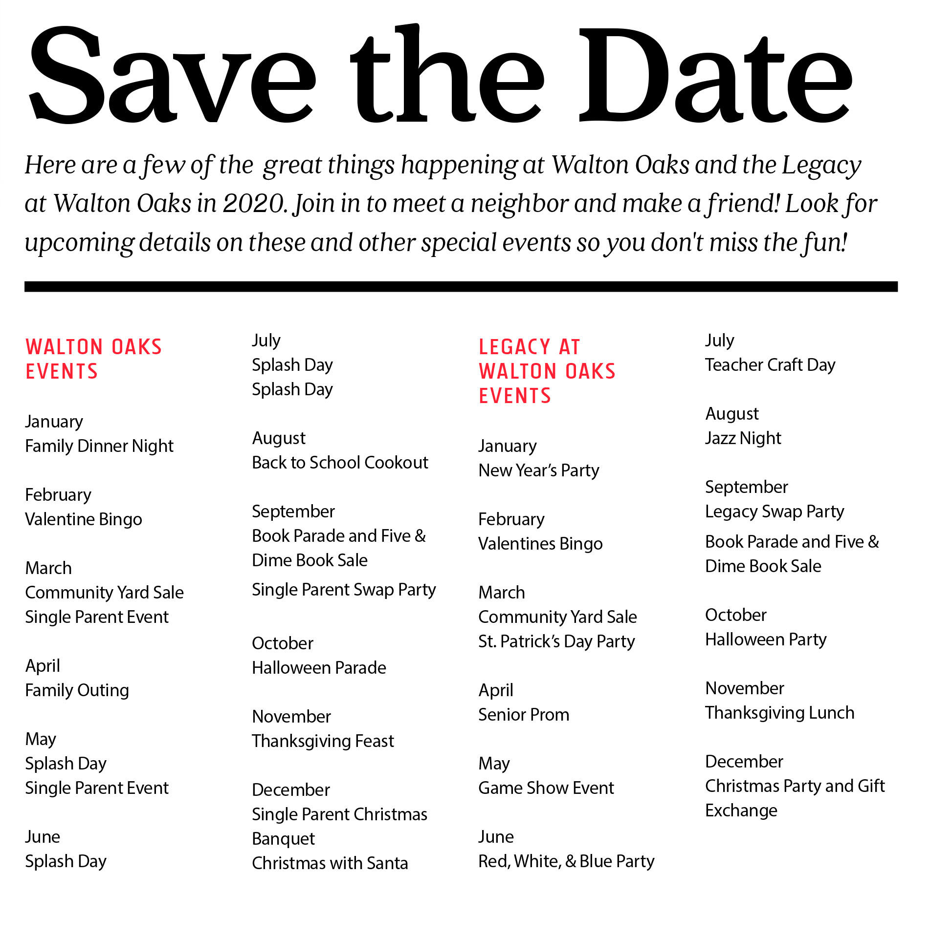 Community Events