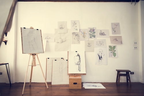 art on the walls