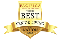 Pacifica Senior Living NewForest Estates is proud to be voted Best Senior Living in the Nation in 2020