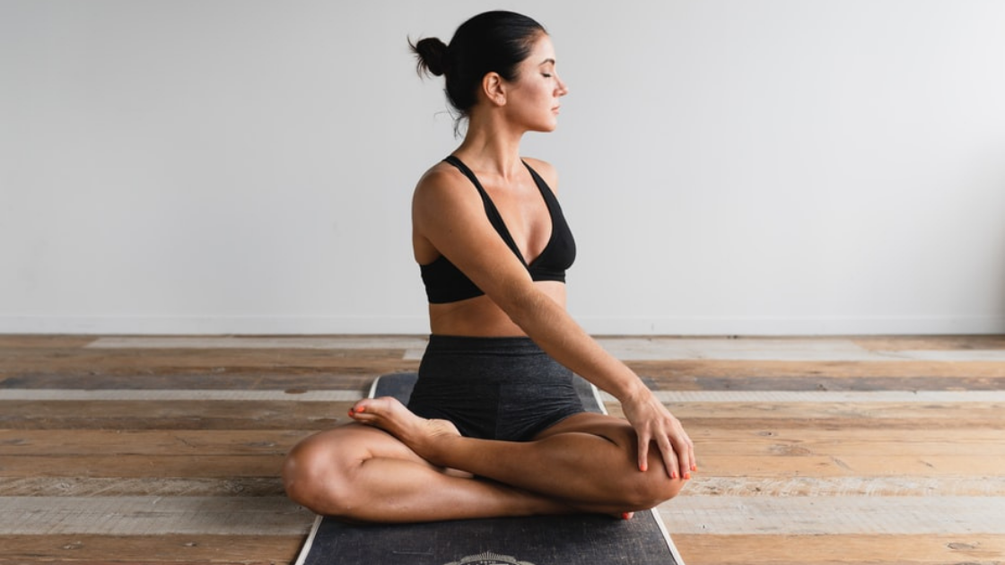 Woman doing yoga