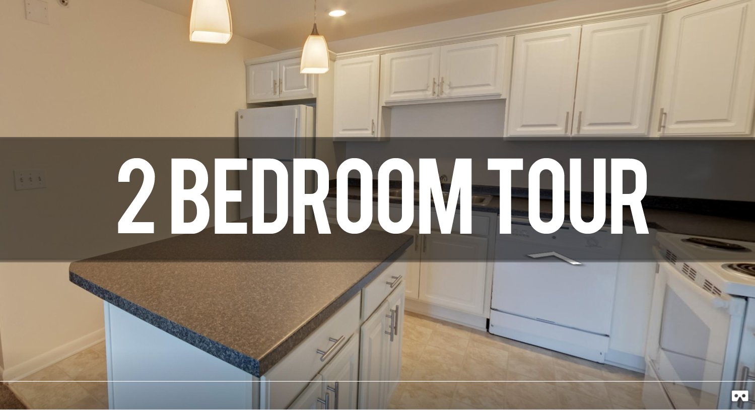 Virtual Tour of 2 Bedroom Floor plan at Capitol Villa Apartments in East Lansing