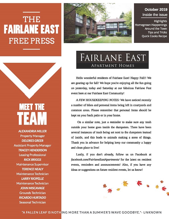 Fairlane East Apartments In Dearborn Mi