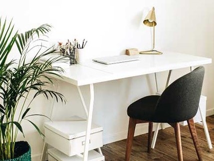 An image of the home office