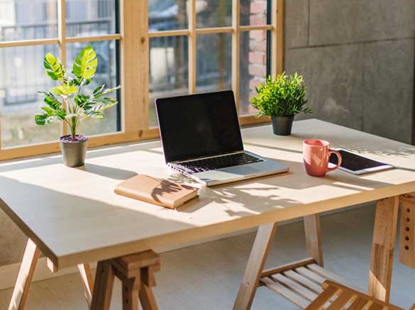 An image of the home office