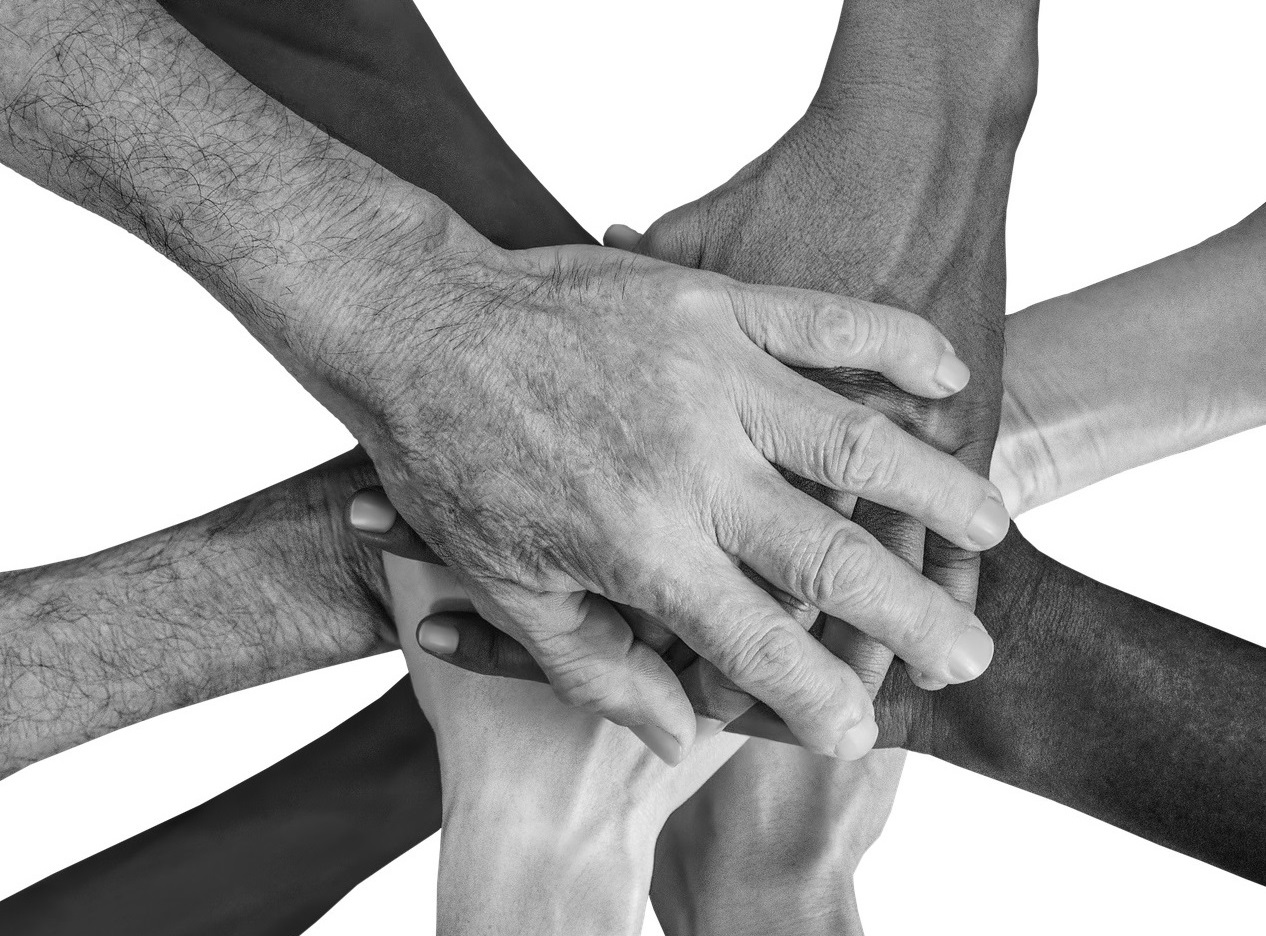 Hands Together as a Group