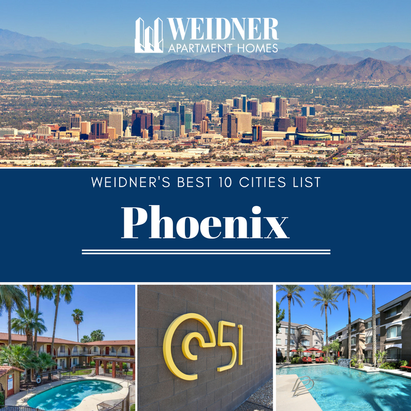 Weidner's Best 10 Cities Series, Phoenix, AZ Feature