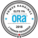 2018 ORA Elite 1% Award from J Turner Research
