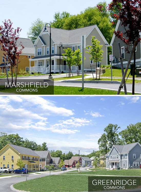 Marshfield Commons and Greenridge Commons