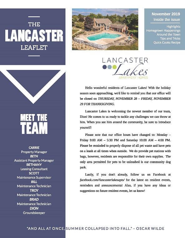 Lancaster Lakes Apartments In Clarkston Mi