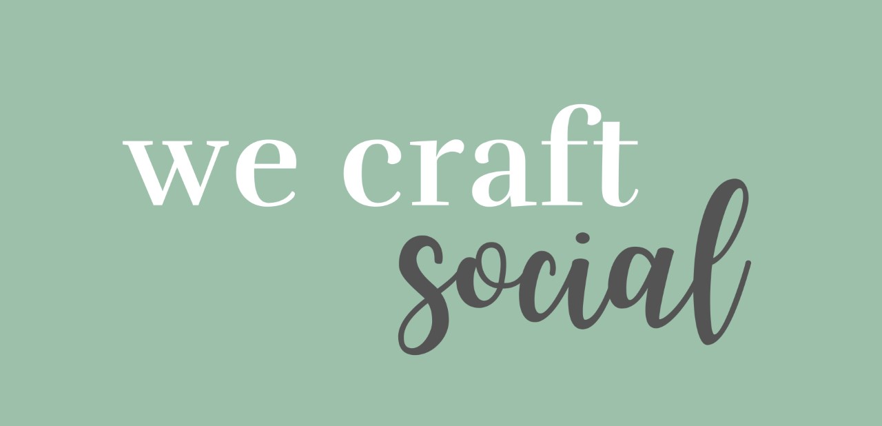 We Craft Social logo - DIY crafting kit offer