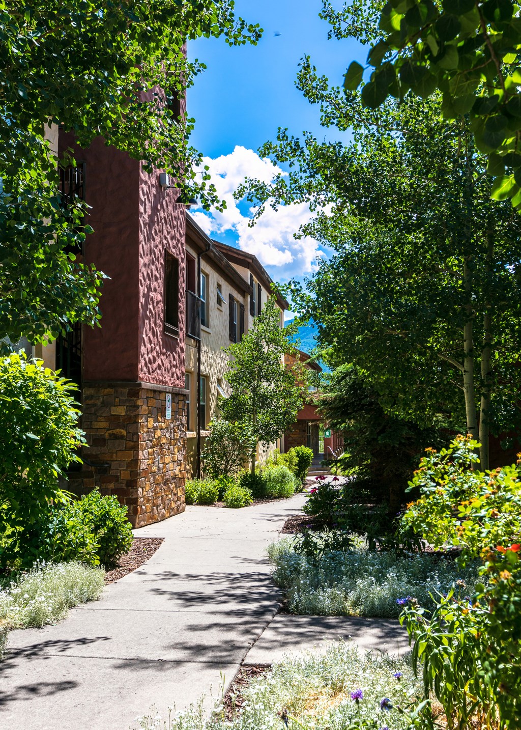 Property Exterior Walking Paths at Middle Creek Village LLC, Colorado