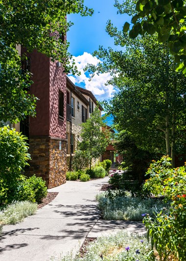 Property Exterior Walking Paths at Middle Creek Village LLC, Colorado - Photo Gallery 2