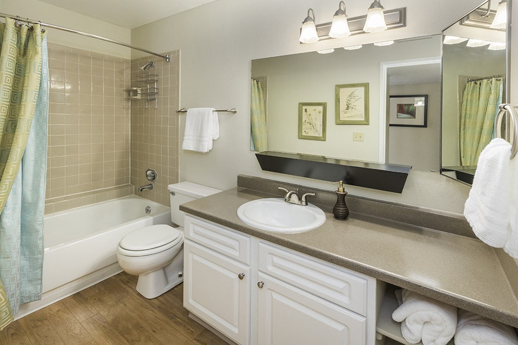 Bathroom With Bathtub at The Parc at Briargate, Colorado Springs, CO