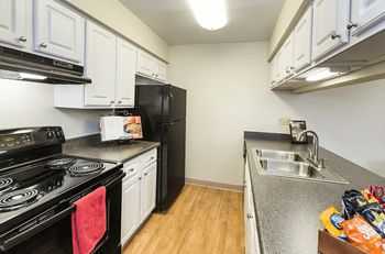 Updated Kitchen, Fully Equipped at The Parc at Briargate Apartments