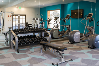 Fully Equipped Fitness Centers Available at Monaco Lakes Apartments in Denver, CO 80222