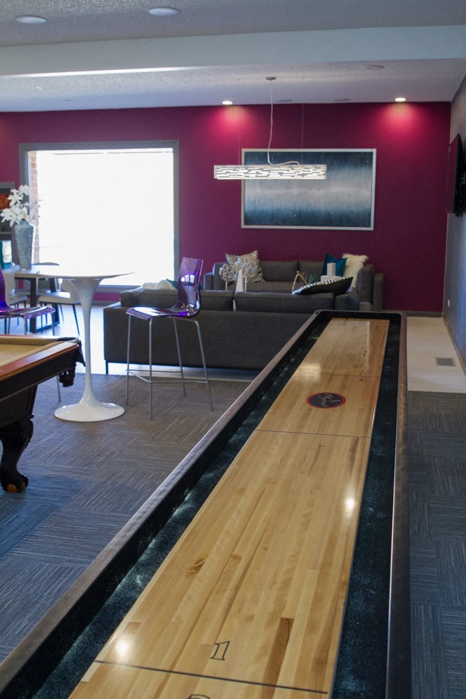 Shuffle Board In Clubhouse at Monaco Lakes, Denver, CO, 80222
