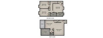 3 Bedroom Townhome |1517 SF.