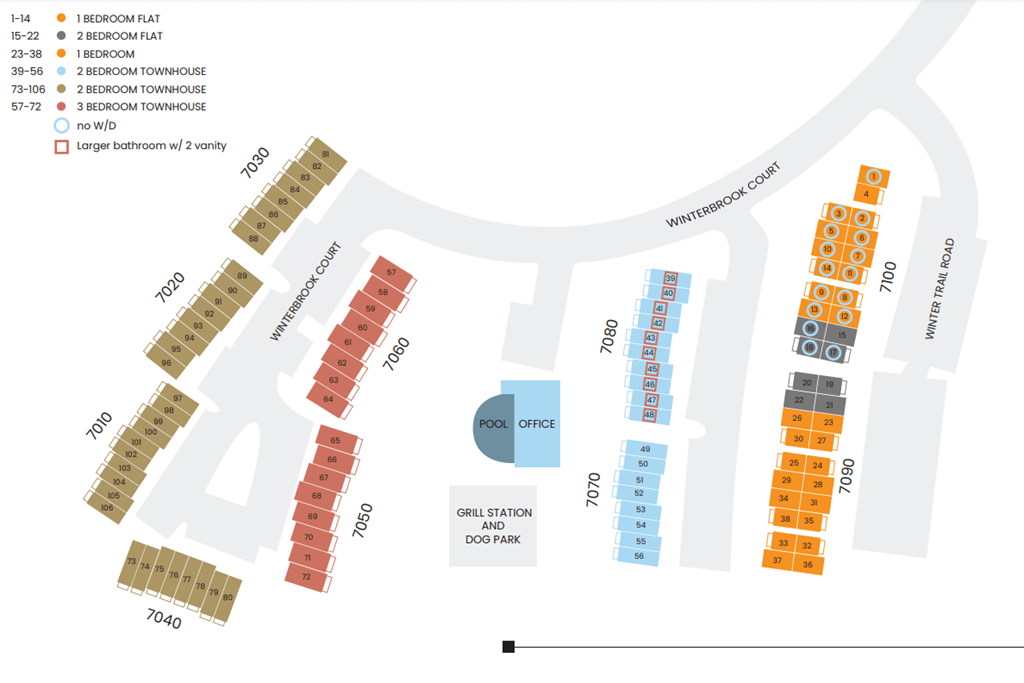 Map of Spaulding Hills