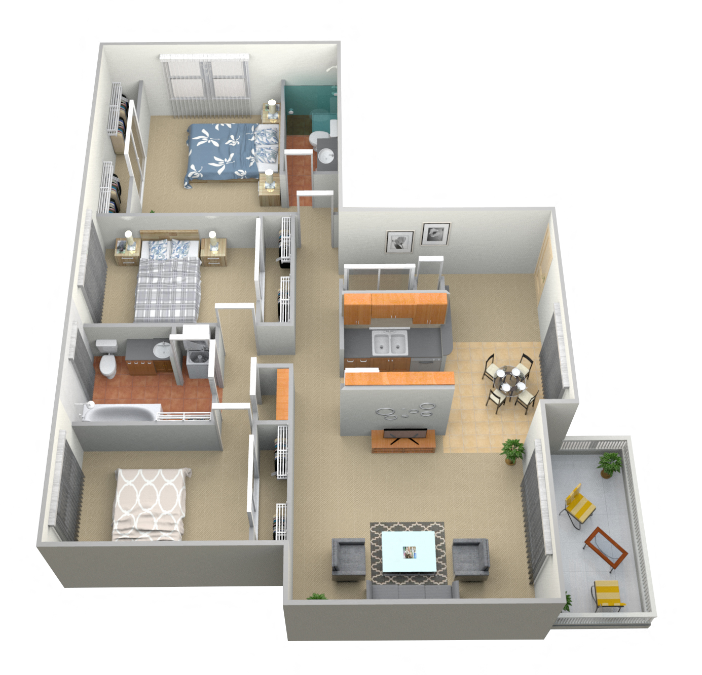 Plan G floor plan
