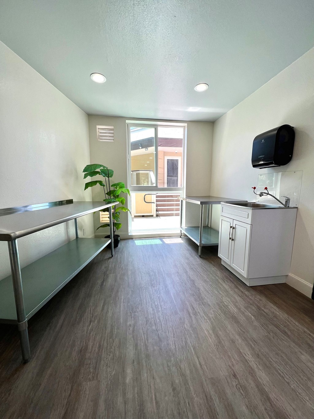 Folding Table and Wash Station