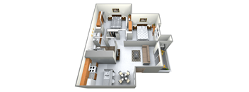 Skyline floorplan 2x2.25