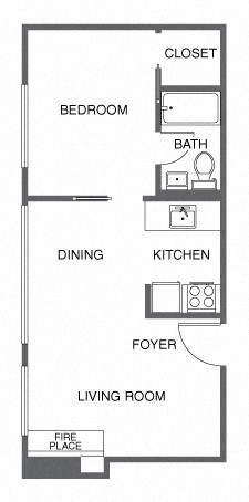 1 bedroom 1 bathroom