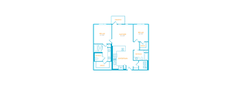 bedroom floor plan | the mansions on the park