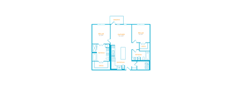 bedroom floor plan | the mansions on the park