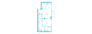 a floor plan of the first floor