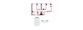 3 Bedroom 2 Bath PH-G