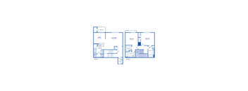 two bedroom floor plans  the residences at sawmill estates