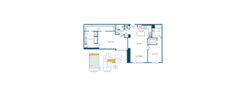 bedroom floor plan | the mansions on the park