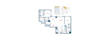 bedroom floor plan | the mansions on the park
