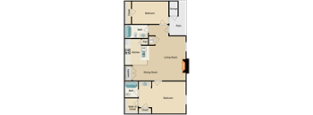 2 BEDROOM 2 BATH